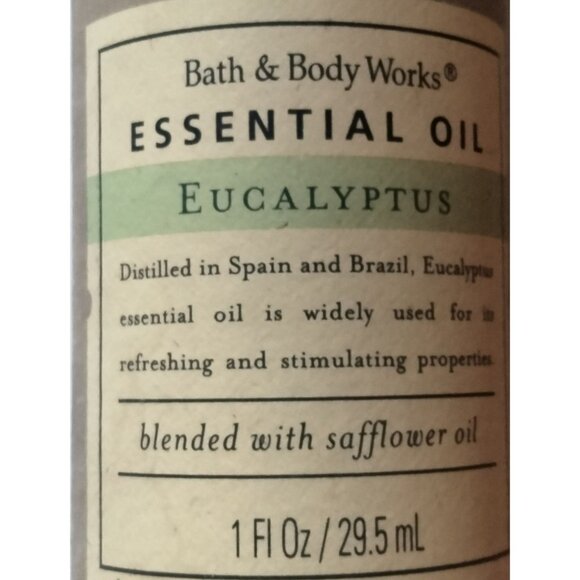 Bath Body Works Essential Oil Eucalyptus 1 Fl Oz Safflower Plants in Harmony - Picture 4 of 11